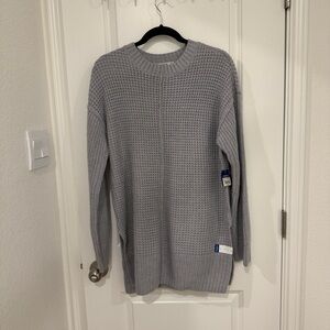 Arizona Jean Company Women's Gray Crewneck Sweater Size XL Fall Winter Cozy NWT